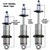 Ridetech Anodized HQ Coilover Shock Single Adjustable 6.9in Stroke / 2in Stud Mount - Single - 24179905 User 1