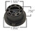 Ridetech Delrin Control Arm Single Bushing (2in Large OD / 1.5in Small OD / .750in ID / 1.00 OAL) - 70010759 Photo - Primary