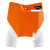 Acerbis 16-18 KTM SX125/150/SX-F/XC-F/ 17-18 SX250/XC Raptor Front Number Plate - Orange/White - 2527425321