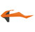 Acerbis 18-24 KTM SX85/ 21-24 GasGas MC85 Radiator Shroud - 16 Orange/ Black - 2685965225 Photo - Primary