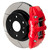 Wilwood 22-23 Mercedes-Benz Sprinter AWD 2500 Rear Aero4-DM 13.25in Kit w/ Lines - Red - 140-17956-R Photo - Primary
