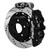 Wilwood 88-98 GM C1500 Aero4 Rear Elec. Parking Brake Kit 14in SRP Rotor 3.25in Offset - Blk - 140-18046-D Photo - Primary