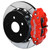 Wilwood 18-21 Jeep Wrangler Narrow Superlite 4R Rear Brake Kit Slotted 13.50in Rotor w/Lines - Red - 140-18075-R Photo - Primary