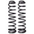 Bilstein 2018+ Jeep Wrangler JL (w/o Winch) B12 (Special) Front Coil Spring Set - 1.5in Lift - 53-322401 Thumbnail