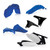 Acerbis 10-13 Yamaha YZ450F Plastic Kit - Blue/Black/White Original 10 - 2171880145 Photo - Primary