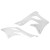 Acerbis 12-15 Kawasaki KX450F Radiator Shroud - White - 2250430002