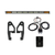 Cali Raised 10-24 Toyota 4Runner Roof Rack Front Light Bar Kit - CR4293 Photo - Primary