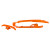 Acerbis 16-22 KTM 125-450 SX/SX-F/XC-F/ Husq 125-250 /21-23 GasGas Chain Slider - Orange - 2462620036