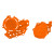 Acerbis 16-23 KTM SX-F450/ EXC-F450/500/ 450 XC-F/FC/FE/FX/ FE501 X-Power Kit - 16 Orange - 2709760237