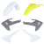 Acerbis 17+ Husqvarna TC65 Plastic Kit - Original 23-24 - 2731997705