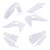 Acerbis 20-23 Husqvarna TE150i-300i/ FE350/s-501/s Plastic Kit - 20 White - 2791556811 Photo - Primary
