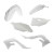Acerbis 21+ Kawasaki KX250 KX250X/19-23 KX450 Plastic Kit - White - 2736280002