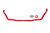 UMI Performance 21-24 Ford F-150 1 3/8in Solid Front Sway Bar - Red - 6581-R Photo - Primary