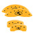 MGP 4 Caliper Covers Engraved Front & Rear Circle K/Kia Yellow Finish Black Char 2018 Kia Optima - 21192SCRKYL Photo - Primary