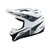 Answer 26 AR1 Mototown Helmet Glossy White/Grey/Black Youth - Small - 475250 User 1