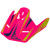 Answer 26 AR1 Mototown Matte Visor - Pink/Hyper Acid/Dark Blue - 475263 User 1