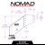 Gen-Y Nomad Static 5th Wheel to Gooseneck - 6.5K TW 30K Tow - Texture Black (Rhino Frames) - GH-8102 Technical Drawing