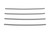 Husky Liners 21-25 Ford F150 Door Edge Guards (4pc Set) - Dark Mattery Gray PC - 92000HY Photo - Primary