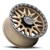 Raceline 953BZ Krank 20x9in / 8x165.1 BP / 0mm Offset / 125.2mm Bore - Bronze - 953BZ-29080-00 Photo - Primary