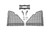 DV8 Offroad 07-18 Jeep Wrangler JK 4-Door Pocketed Rear Window Molle Panels - MPJK-02 Photo - out of package