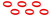 Griots Garage MOD Color Application Ring - Red - Set of 6 - 15735COLRED Photo - Primary