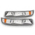 Raxiom 99-01 Chevrolet Silverado 1500 Axial Series Euro Turn Signal and Parking Lights- Chrome - S112720 Photo - Primary