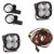 Baja Designs Squadron Pro LED Light Pods Kit w/Horizontal Mounts/1.75in Harness - 497104 Photo - Primary