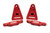 PERRIN 15+ Subaru WRX/STI High-Lift Hood Brackets - Red - PSP-BDY-011RD User 1
