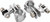 Bikers Choice Chrome Engine Guard Footpeg Mount for 1 1/4 Inch Tube. Uses Male Pegs - 489956 Photo - Primary