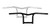 Burly Brand The Sid Bar 8in - Black - B12-6030B User 1