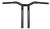 Burly Brand Dominator Raked Bar 14in - Matte Black - B12-6053SB User 1