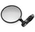 CRG Hindsight Folding 3 in. Round Bar-End Mirror Left - Black - HSLS-200-L User 1