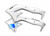 Cycra 16-18 Kawasaki KX450F Powerflow Radiator Shrouds - White - 1CYC-1867-42 Photo - Primary