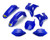 Cycra 06-09 Yamaha YZ250F-450F Powerflow Body Kit - Blue - 1CYC-9305-62 Photo - Primary