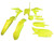 Cycra 18+ Yamaha YZ250F-450F/FX Powerflow Body Kit - Flo. Yellow - 1CYC-9327-59 Photo - Primary