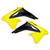 Cycra 10-18 Suzuki RMZ 250-450 Powerflow Radiator Shroud - Yellow - 1CYC-1870-55 Photo - Primary