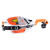 Cycra CRM Ultra 1-1/8 in. Clamp w/White Shield/Orange Cover - 1CYC-7408-42O