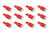 Diode Dynamics 194 LED Bulb HP5 LED - Red Set of 12 - DD0030TW Photo - Primary