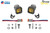 Diode Dynamics Stage Series C1 LED Pod Sport - Yellow Wide Standard ABL (Pair) - DD6443P