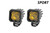 Diode Dynamics Stage Series C1 LED Pod Sport - Yellow Wide Standard ABL (Pair) - DD6443P