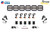 Diode Dynamics SS5 Sport Universal CrossLink 6-Pod Lightbar - White Combo - DD6798