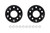 Eibach 20-22 Tesla Model Y Pro-Spacer 16mm Pair - Black - S90-4-17-001-B Photo - Primary