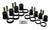 Energy Suspension 84-01 Jeep Cherokee/Wagoneer/Comanche 2WD Black Front Control Arm Bushings - 2.3101G Photo - Primary