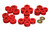 Energy Suspension 83-88 Ford Explorer/Bronco II 2WD / 84-90 Explorer/Bronco II 4WD Red Body Mount Se - 4.4105R Photo - Primary