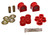 Energy Suspension 93-98 Jeep Grand Cherokee Complete Red Frt Sway Bar Bushing Set w/End Link Bushing - 2.5108R Photo - Primary