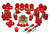 Energy Suspension 88-98 Chevy/GMC 2WD 1/2, 3/4, 1 Ton PickUp Red Hyper-flex Master Bushing Set - 3.18107R Photo - Primary
