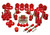 Energy Suspension 88-98 Chevy/GMC 2WD 1/2, 3/4, 1 Ton PickUp Red Hyper-flex Master Bushing Set - 3.18107R Photo - Primary