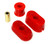 Energy Suspension 98-06 VW Beetle / 99-06 Golf IV/GTI/Jetta IV Red Motor Mount Inserts (M/T ONLY) - 15.1105R Photo - Primary