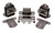 Energy Suspension 67-72 Chevrolet Camaro Black Motor and Transmission Mounts; Chrome Finish - 3.1133G Photo - Primary