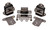 Energy Suspension 67-72 Chevrolet Camaro Black Motor and Transmission Mounts; Chrome Finish - 3.1133G Photo - Primary
